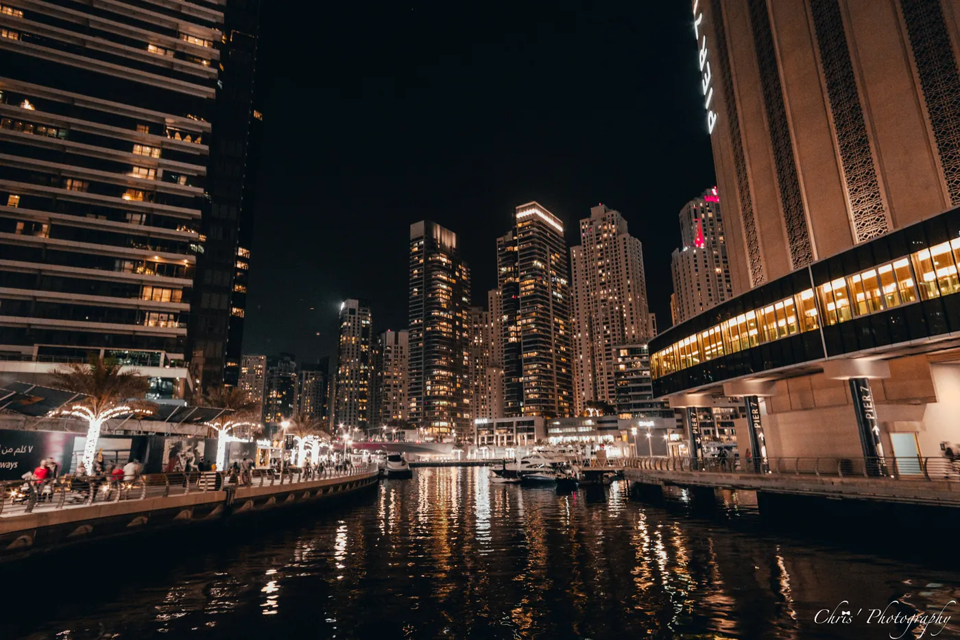 Dubai at night