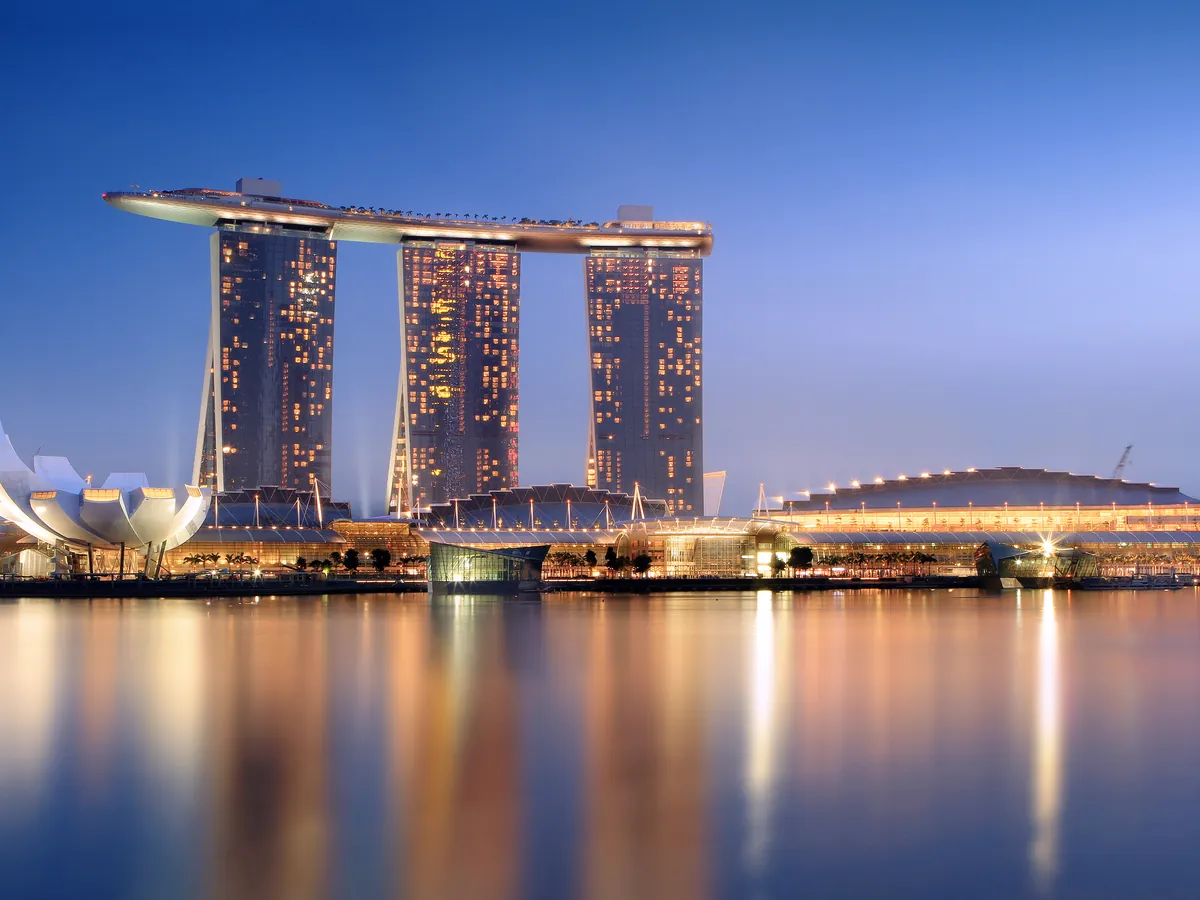 Singapore at night